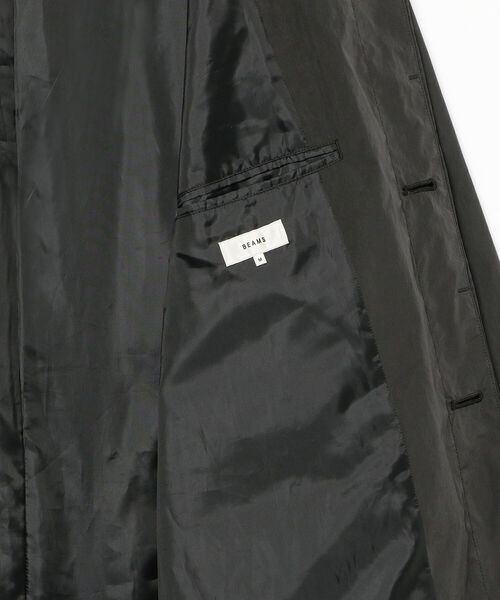 BEAMS(ビームス)の「BEAMS / バルカラーコート(ステンカラーコート・メンズ・ライトブラウン/ブラック・S/M/L/XL)」の10枚目の写真