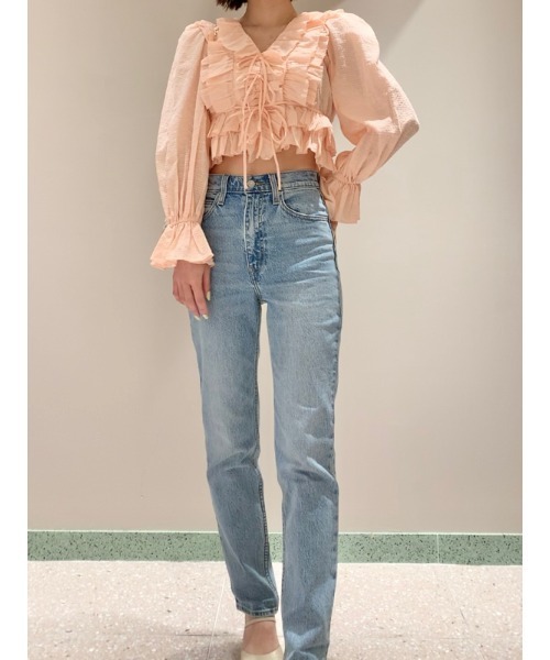 ハイスリムストレート【SNIDEL/Levi's®】レングス29 試着のみ SNIDEL（スナイデル）の「【SNIDEL/Levi'sR】ハイスリム