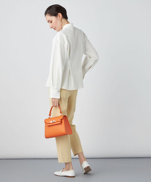 NOLLEY’S Sophi（ノーリーズソフィ）の「ウォッシャブルバルキーオックスインゴムパンツ（その他パンツ・レディース・ベージュ/ネイビー/イエロー/ブラック・34/36/38）」の9枚目の写真