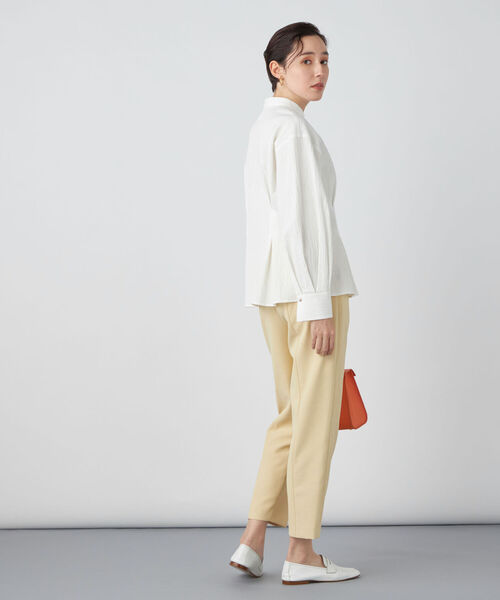 NOLLEY’S Sophi（ノーリーズソフィ）の「ウォッシャブルバルキーオックスインゴムパンツ（その他パンツ・レディース・ベージュ/ネイビー/イエロー/ブラック・34/36/38）」の10枚目の写真
