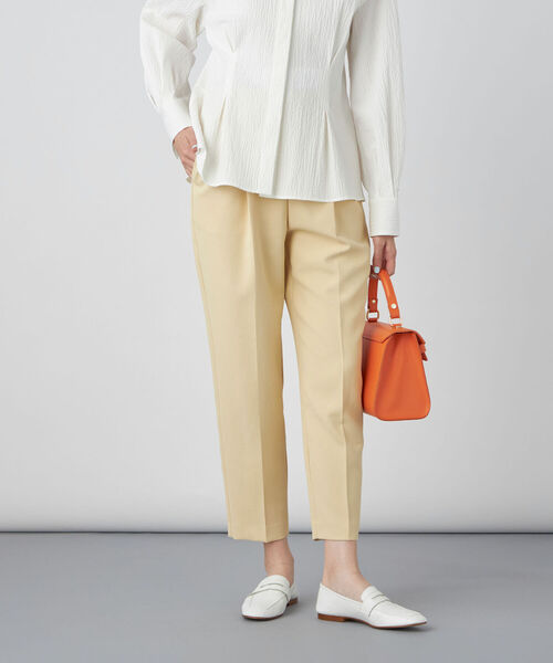 NOLLEY’S Sophi（ノーリーズソフィ）の「ウォッシャブルバルキーオックスインゴムパンツ（その他パンツ・レディース・ベージュ/ネイビー/イエロー/ブラック・34/36/38）」の13枚目の写真