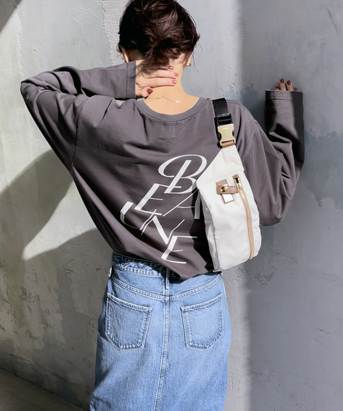 新品 Spick and Span バックロゴロンT Spick & Span（スピックアンドスパン）の「バックロゴロンT（T