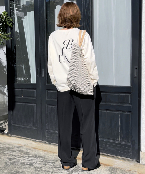 新品 Spick and Span バックロゴロンT セール】バックロゴロンT（Tシャツ/カットソー）｜Spick & Span