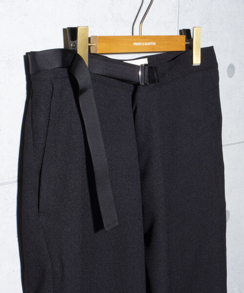 GLOSTER(グロスター)の「【GLOSTER/グロスター】ベルト付き ラップパンツ ワイドパンツ(その他パンツ・メンズ・ブラック・M/L)」の6枚目の写真