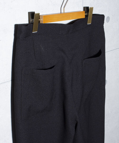GLOSTER(グロスター)の「【GLOSTER/グロスター】ベルト付き ラップパンツ ワイドパンツ(その他パンツ・メンズ・ブラック・M/L)」の2枚目の写真