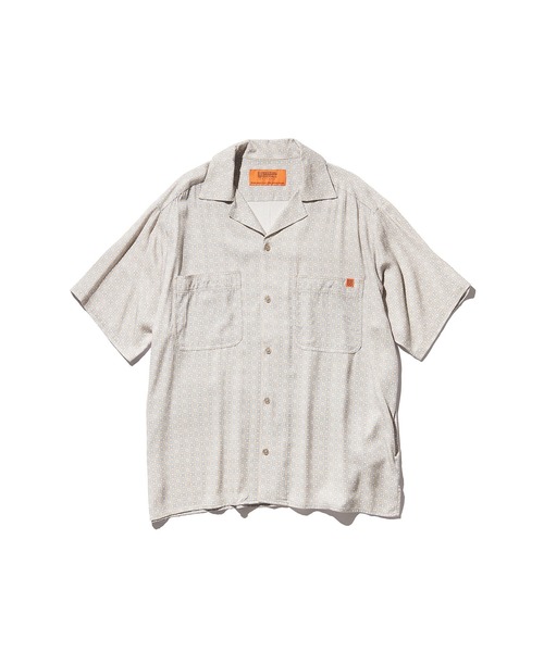 UNIVERSAL OVERALL(ユニバーサルオーバーオール)の「UNIVERSAL OVERALL オープンカラーシャツ U2313155-A/B(シャツ/ブラウス・メンズ・ブルー/ベージュ・L/M)」の13枚目の写真