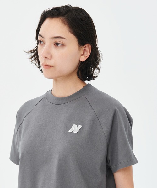NEW BALANCE(ニューバランス)の「MET24 N Tee(Tシャツ/カットソー・レディース・グレー/スモークピンク/ブラウン/ホワイト・MEDIUM/LARGE/SMALL)」の7枚目の写真