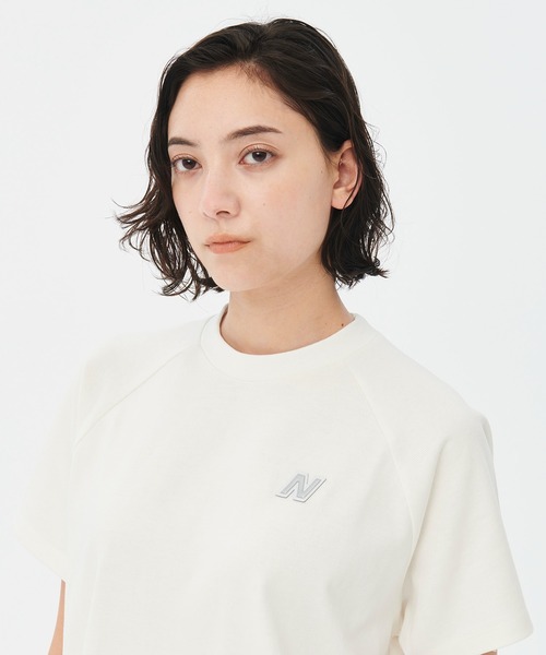 NEW BALANCE(ニューバランス)の「MET24 N Tee(Tシャツ/カットソー・レディース・グレー/スモークピンク/ブラウン/ホワイト・MEDIUM/LARGE/SMALL)」の8枚目の写真