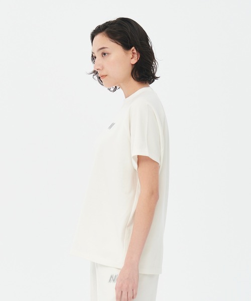 NEW BALANCE(ニューバランス)の「MET24 N Tee(Tシャツ/カットソー・レディース・グレー/スモークピンク/ブラウン/ホワイト・MEDIUM/LARGE/SMALL)」の10枚目の写真