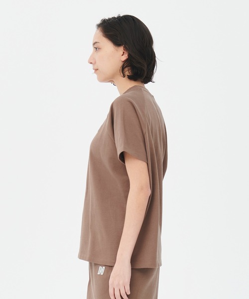 NEW BALANCE(ニューバランス)の「MET24 N Tee(Tシャツ/カットソー・レディース・グレー/スモークピンク/ブラウン/ホワイト・MEDIUM/LARGE/SMALL)」の12枚目の写真