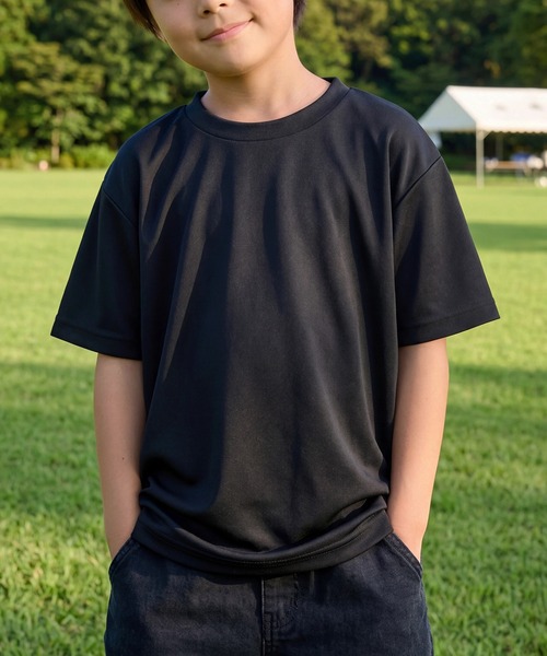 United Athle(ユナイテッドアスレ)の「【United Athle】4.1オンス ドライアスレチック Tシャツ〈キッズ〉 5900(Tシャツ/カットソー・キッズ・ホワイト/ネイビー/ライトブルー/ピンク/ライム/ラベンダー/レッド/イエロー/ミント/ブラック/ベビーピンク・140cm/150cm/160cm/120cm/130cm)」の18枚目の写真