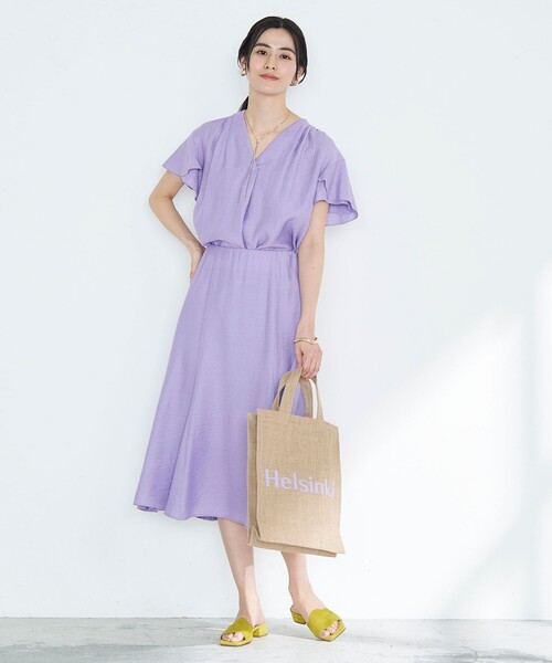 NOLLEY’S(ノーリーズ)の「◇【WEB限定】ジュピターインゴムマーメードスカート(スカート・レディース・ベージュ/ラベンダー/サックスブルー/インディゴブルー/ブラック・36/34/38)」の8枚目の写真