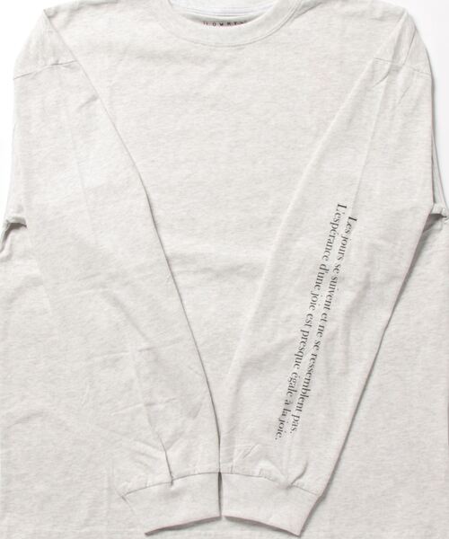 LOWRYS FARM（ローリーズファーム）の「ＬＩＦＥ＊フォトロンＴロングスリーブ　193439（Tシャツ/カットソー・レディース・グレー/ホワイト・FREE）」の21枚目の写真