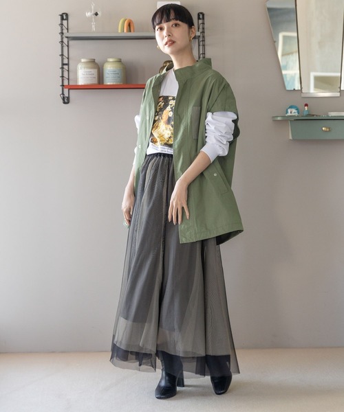 LOWRYS FARM（ローリーズファーム）の「ＬＩＦＥ＊フォトロンＴロングスリーブ　193439（Tシャツ/カットソー・レディース・グレー/ホワイト・FREE）」の4枚目の写真