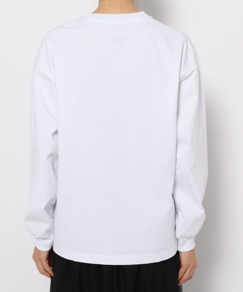 LOWRYS FARM（ローリーズファーム）の「ＬＩＦＥ＊フォトロンＴロングスリーブ　193439（Tシャツ/カットソー・レディース・グレー/ホワイト・FREE）」の9枚目の写真