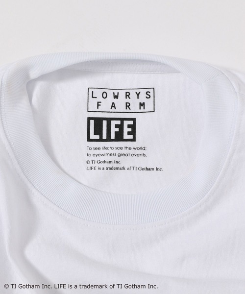 LOWRYS FARM（ローリーズファーム）の「ＬＩＦＥ＊フォトロンＴロングスリーブ　193439（Tシャツ/カットソー・レディース・グレー/ホワイト・FREE）」の15枚目の写真