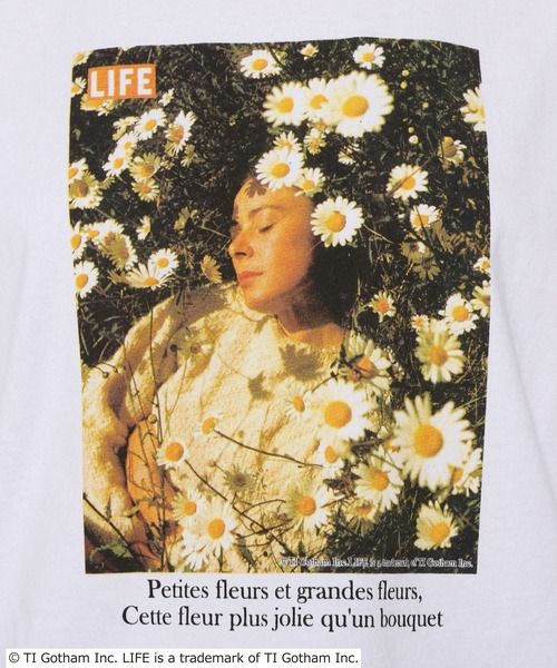 LOWRYS FARM（ローリーズファーム）の「ＬＩＦＥ＊フォトロンＴロングスリーブ　193439（Tシャツ/カットソー・レディース・グレー/ホワイト・FREE）」の18枚目の写真