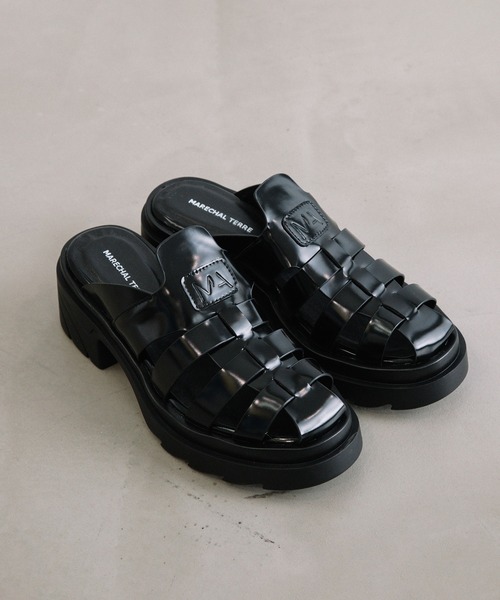 MARECHAL TERRE（マルシャルテル）の「グルカサンダル（サンダル・レディース・ネイビー/ブラック/アイボリー/ダークグリーン・22.5/24.5/23.5）」の8枚目の写真