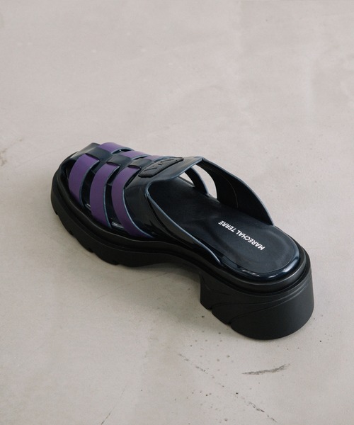 MARECHAL TERRE（マルシャルテル）の「グルカサンダル（サンダル・レディース・ネイビー/ブラック/アイボリー/ダークグリーン・22.5/24.5/23.5）」の12枚目の写真