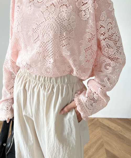 MYMOOD.（マイムード）の「ナイロントラックパンツ（その他パンツ・レディース・アイボリー/ブラック/ピンク・FREE）」の13枚目の写真