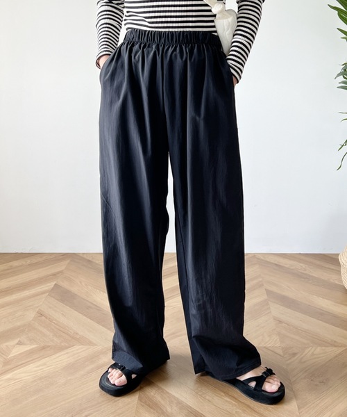 MYMOOD.（マイムード）の「ナイロントラックパンツ（その他パンツ・レディース・アイボリー/ブラック/ピンク・FREE）」の18枚目の写真