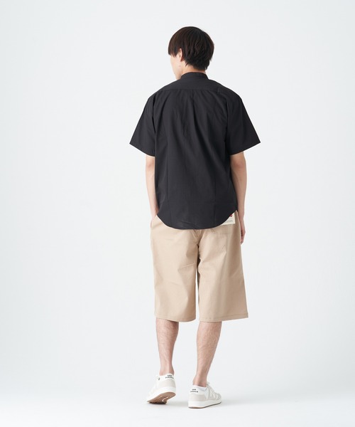 CORISCO(コリスコ)の「ブロード半袖バンドカラーシャツ(M1)(シャツ/ブラウス・メンズ・ベージュ/その他1/その他2/その他3/ブルー系その他/ホワイト/ブラック/チャコールグレー・MEDIUM/LARGE/X-LARGE)」の20枚目の写真
