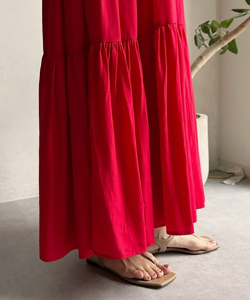 DouDou（ドゥドゥ）の「ティアードキャミワンピース（ワンピース