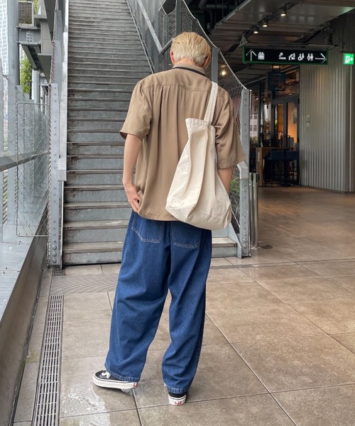 CIAOPANIC（チャオパニック）の「レーヨンボーリングオープンカラーシャツ（シャツ/ブラウス・レディース・カーキ/イエロー/ピンク・MEDIUM/LARGE）」の4枚目の写真