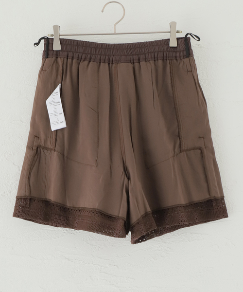 TELA（テラ）の「【TELA/テラ】メッシュ ショートパンツ（その他パンツ・レディース・ブラウン・40）」の3枚目の写真