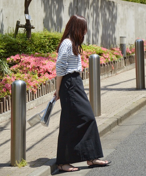 Shelly island（シェリーアイランド）の「コットンエンボスロング