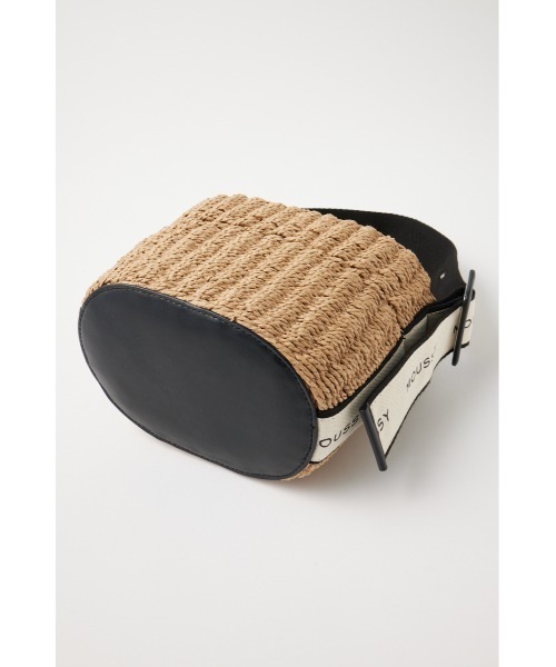 MOUSSY（マウジー）の「LETTERING RIBBON BUCKET バッグ（かごバッグ・レディース・ベージュ・FREE）」の14枚目の写真