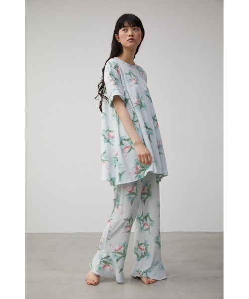 AZUL HOME（アズールホーム）の「【AZUL HOME】MILKY TOUCH PATTERN PANTS/ミルキータッチパターンパンツ（その他パンツ・レディース・ピンク系その他/ブルー系その他・FREE）」の5枚目の写真