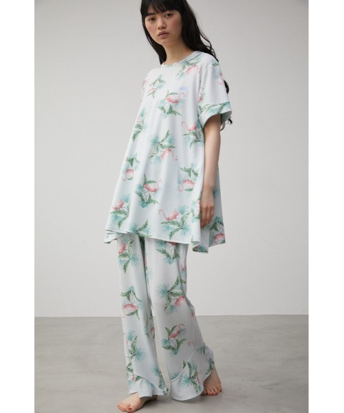 AZUL HOME（アズールホーム）の「【AZUL HOME】MILKY TOUCH PATTERN PANTS/ミルキータッチパターンパンツ（その他パンツ・レディース・ピンク系その他/ブルー系その他・FREE）」の6枚目の写真