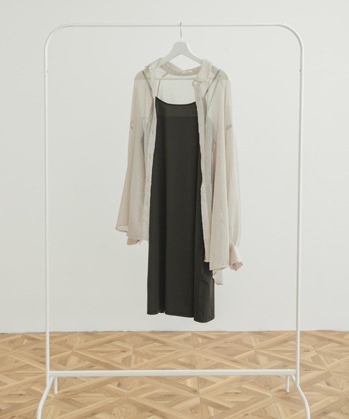 ITEMS URBANRESEARCH(アイテムズ アーバンリサーチ)の「インナーキャミワンピース(その他アンダーウェア/インナー・レディース・ベージュ/ブラック・FREE)」の3枚目の写真