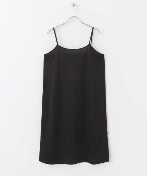 ITEMS URBANRESEARCH(アイテムズ アーバンリサーチ)の「インナーキャミワンピース(その他アンダーウェア/インナー・レディース・ベージュ/ブラック・FREE)」の4枚目の写真