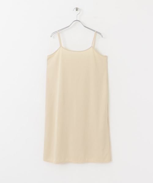 ITEMS URBANRESEARCH(アイテムズ アーバンリサーチ)の「インナーキャミワンピース(その他アンダーウェア/インナー・レディース・ベージュ/ブラック・FREE)」の6枚目の写真