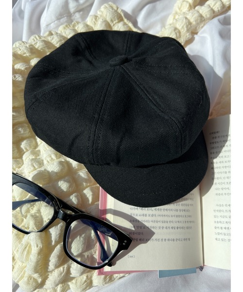 PHILLY（フィリー）の「シンプルキャスケット（キャスケット・レディース・ブラック/ベージュ・FREE）」の2枚目の写真