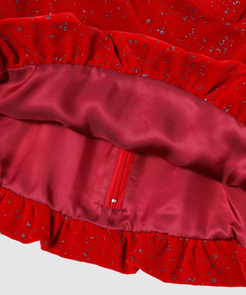 BELPER(ベルパー)の「VELVET CAMISOLE(キャミソール・レディース・ブラック/レッド・2)」の7枚目の写真