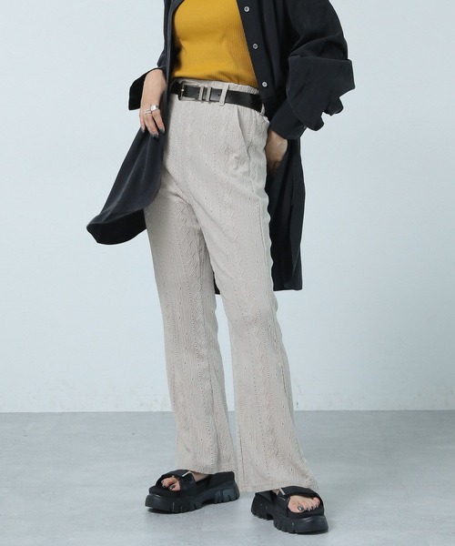 PAGEBOY（ページボーイ）の「ジャガードイージーパンツ（その他パンツ・レディース・ブラック/グレイッシュベージュ/ブラウン・FREE）」の20枚目の写真