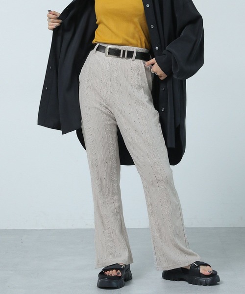 PAGEBOY（ページボーイ）の「ジャガードイージーパンツ（その他パンツ・レディース・ブラック/グレイッシュベージュ/ブラウン・FREE）」の16枚目の写真