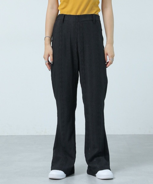 PAGEBOY（ページボーイ）の「ジャガードイージーパンツ（その他パンツ・レディース・ブラック/グレイッシュベージュ/ブラウン・FREE）」の14枚目の写真