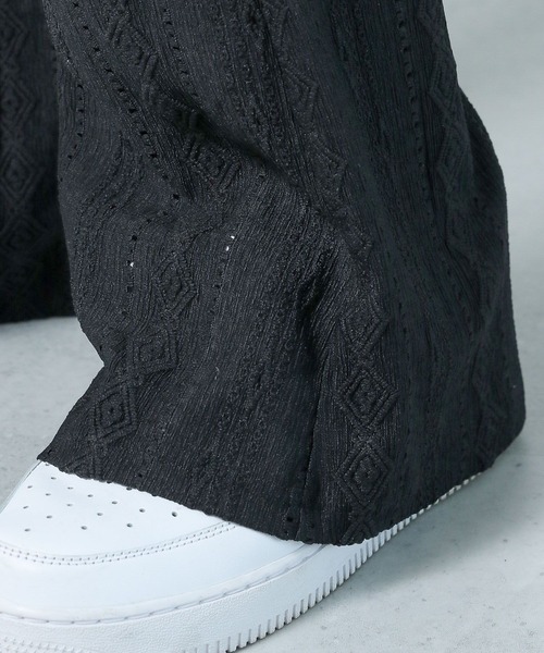 PAGEBOY（ページボーイ）の「ジャガードイージーパンツ（その他パンツ・レディース・ブラック/グレイッシュベージュ/ブラウン・FREE）」の7枚目の写真