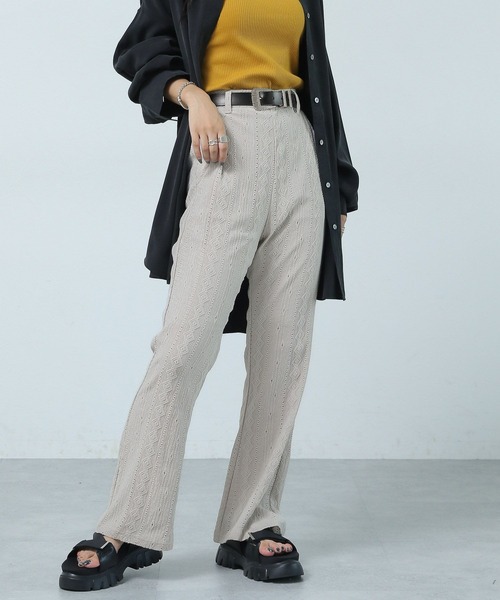 PAGEBOY（ページボーイ）の「ジャガードイージーパンツ（その他パンツ・レディース・ブラック/グレイッシュベージュ/ブラウン・FREE）」の22枚目の写真