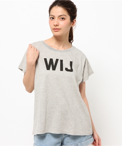 Kastane(カスタネ)の「【Kastane】ドライタッチプリントTシャツ(Tシャツ/カットソー・レディース・オフホワイト/グレー/チャコールグレー/ピンク・FREE)」の4枚目の写真