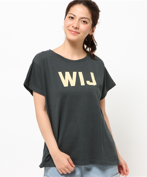 Kastane(カスタネ)の「【Kastane】ドライタッチプリントTシャツ(Tシャツ/カットソー・レディース・オフホワイト/グレー/チャコールグレー/ピンク・FREE)」の3枚目の写真