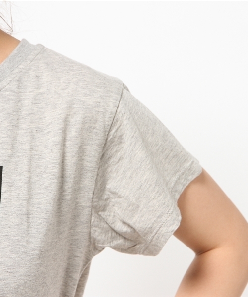 Kastane(カスタネ)の「【Kastane】ドライタッチプリントTシャツ(Tシャツ/カットソー・レディース・オフホワイト/グレー/チャコールグレー/ピンク・FREE)」の6枚目の写真