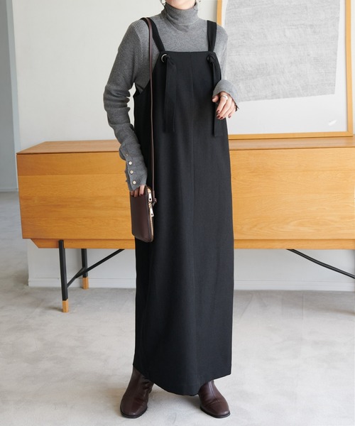 DISCOAT（ディスコート）の「【13色展開/多色買い◎/万能インナー】リブ袖口ボタンタートル《WEB限定》（ニット/セーター・レディース・グリーン系その他/ネイビー/オレンジ/ブラウン/レッド/アイボリー/ホワイト×ブラック/スカイブルー/ブラック/ブラック系その他/ブルー/ダークグリーン/グレー・FREE）」の19枚目の写真