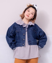 BIG FIELD | ボリュームスリーブデニムジャケット/おとな(デニムジャケット)