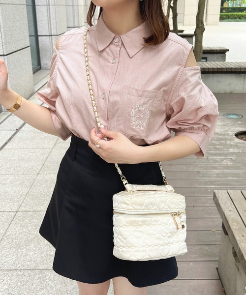 apres jour（アプレジュール）の「刺繍2WAYスリーブブラウス【ZOZOTOWN限定アイテム】（シャツ/ブラウス・レディース・オフホワイト/サックスブルー/ネイビー/ピンクベージュ/ピンク系その他・フリー/X-LARGE）」の10枚目の写真