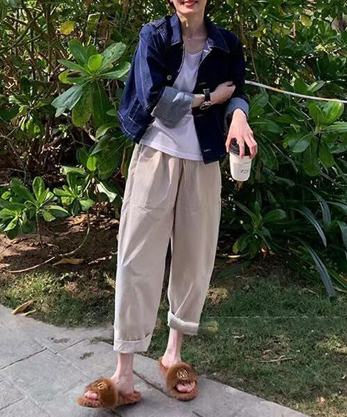 c.u.l(シーユーエル)の「ユニセックス ビックポケット デニムジャケット culw532(デニムジャケット・レディース・ブルー・XL/M/L)」の3枚目の写真